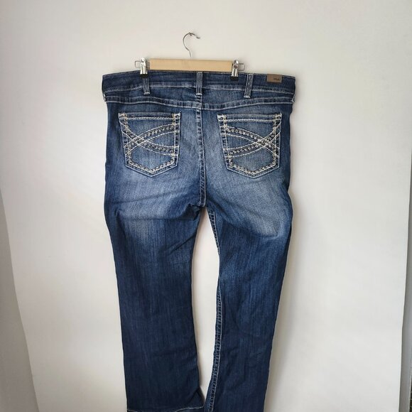 Ariat Women's Entwined Mid-rise Stretch Trousers Jeans Size 22 WR - Picture 2 of 4